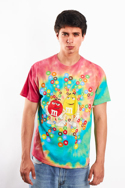 Vintage Nascar M&M's Tie Dye Tee (M)