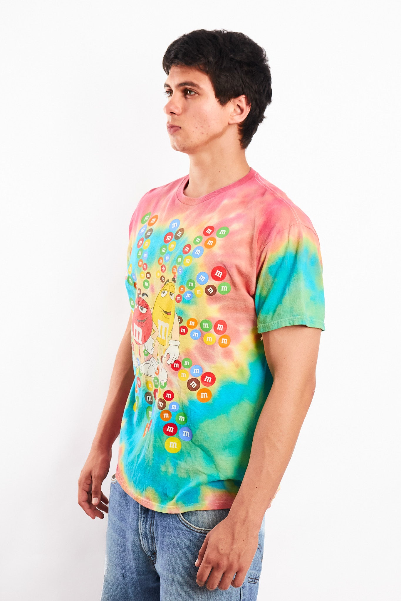 Vintage Nascar M&M's Tie Dye Tee (M)