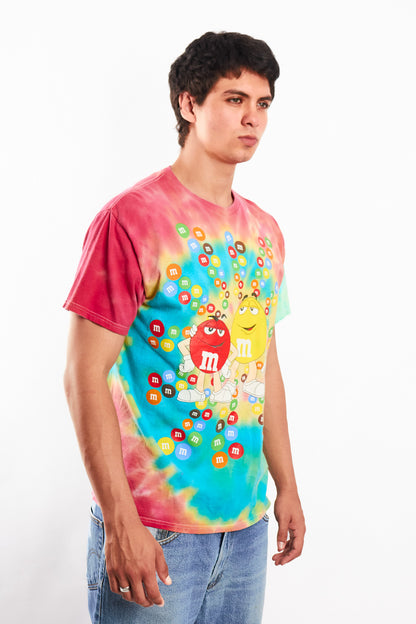 Vintage Nascar M&M's Tie Dye Tee (M)