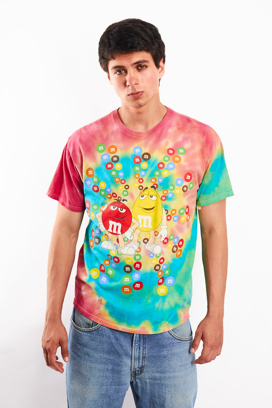 Vintage Nascar M&M's Tie Dye Tee (M)