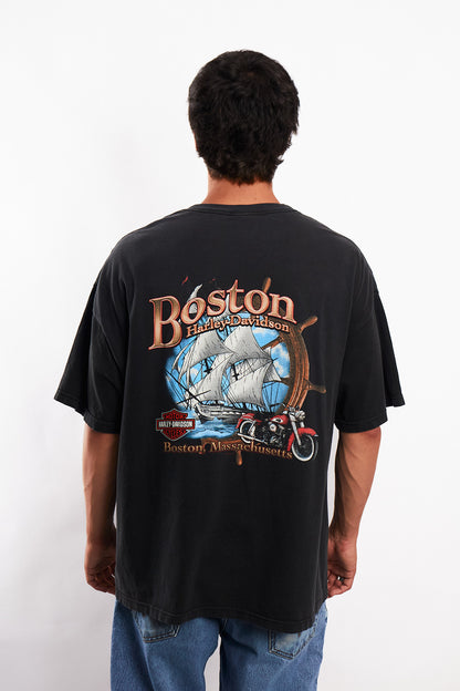 2004 Vintage Harley Davidson Boston Tee (XL)