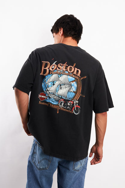 2004 Vintage Harley Davidson Boston Tee (XL)