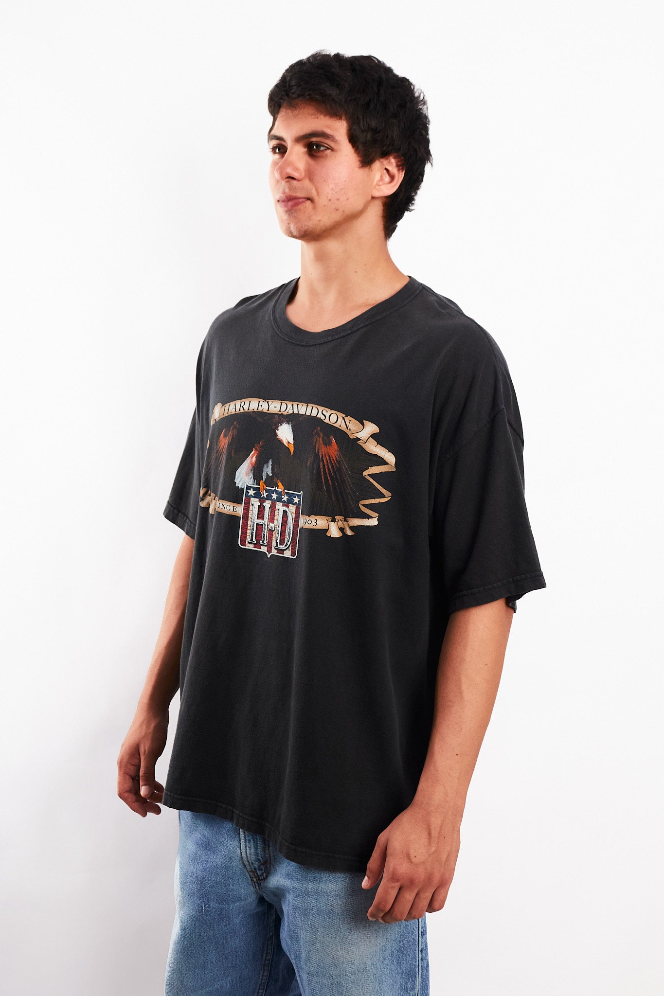 2004 Vintage Harley Davidson Boston Tee (XL)