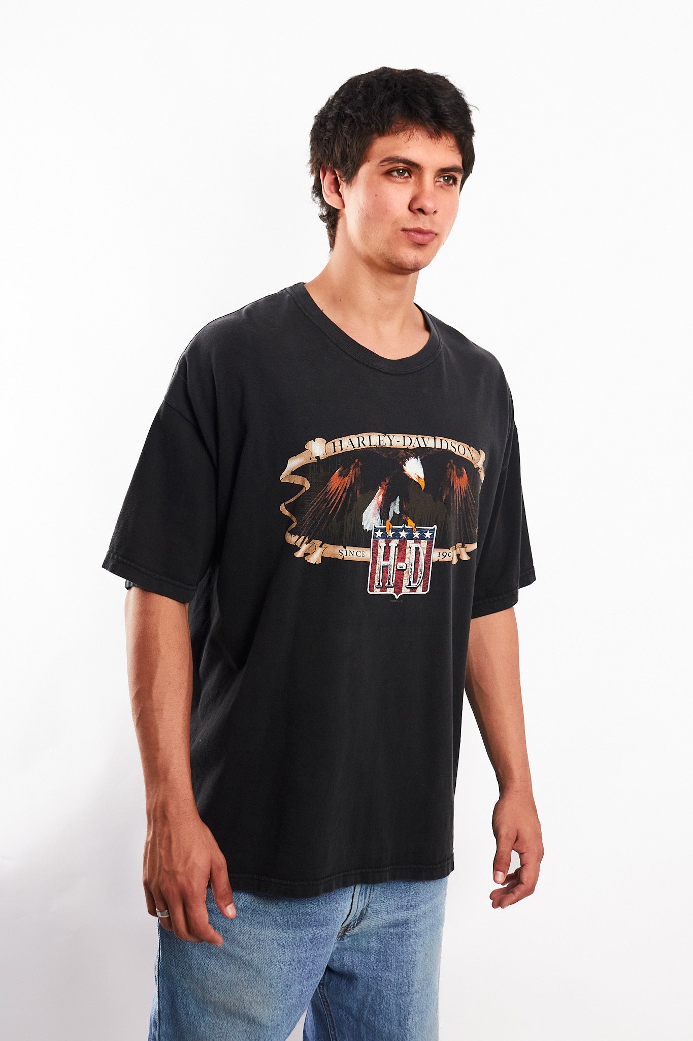 2004 Vintage Harley Davidson Boston Tee (XL)