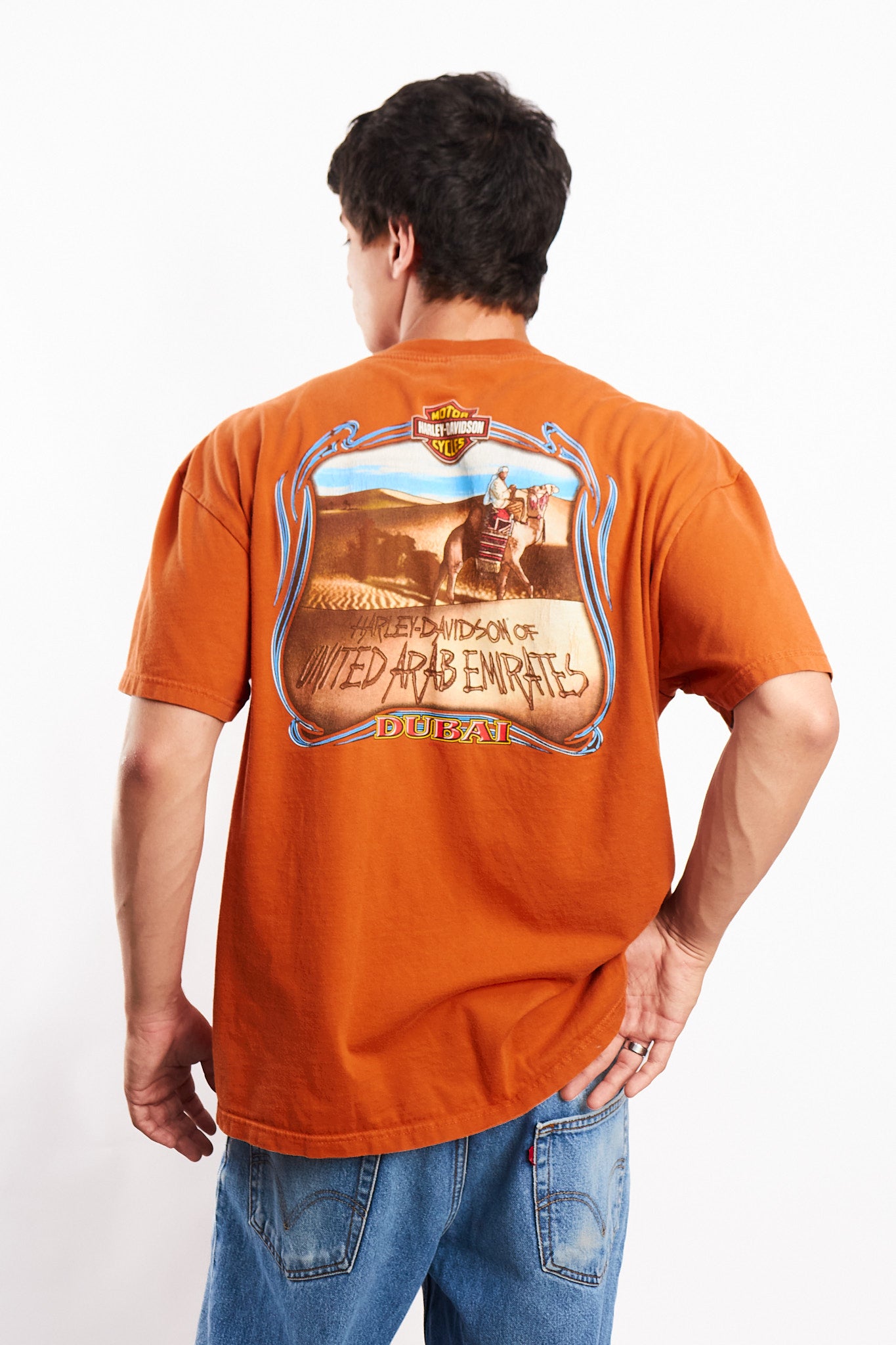 2008 Vintage Harley Davidson Dubai Arab Tee (L/XL)
