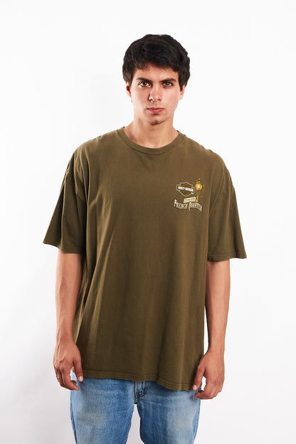 2017 Harley Davidson Olive Green Bourbon Bar Tee (L/XL)
