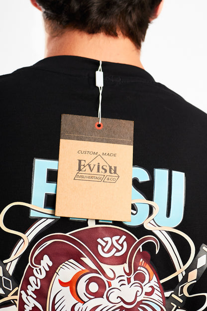 2023 Evisu Ninja Daruma Graphic Tee (L)