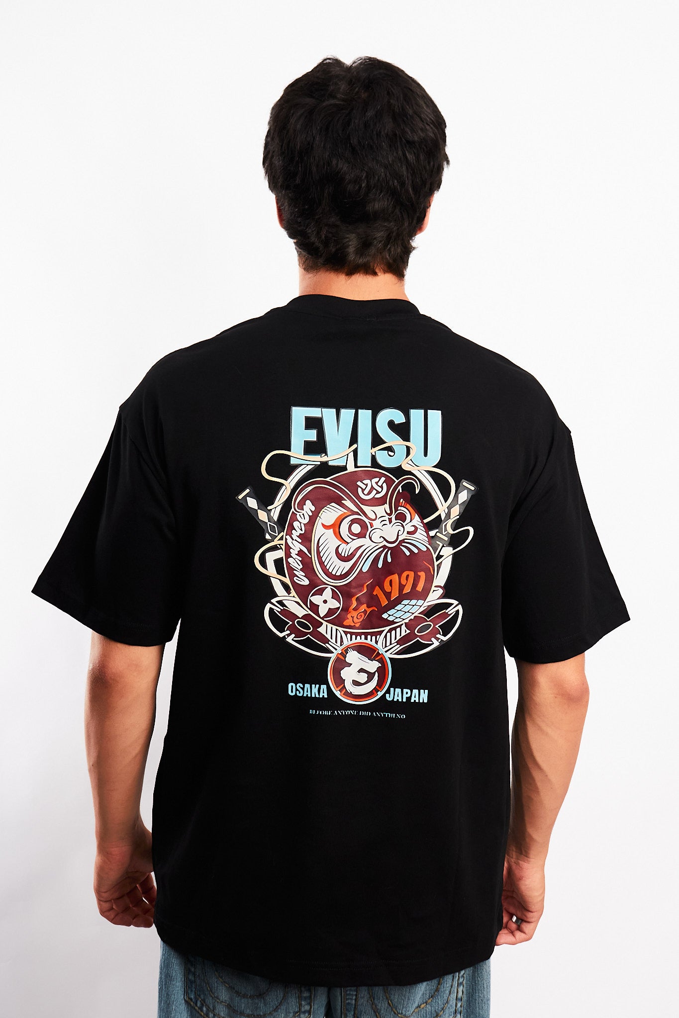 2023 Evisu Ninja Daruma Graphic Tee (L)