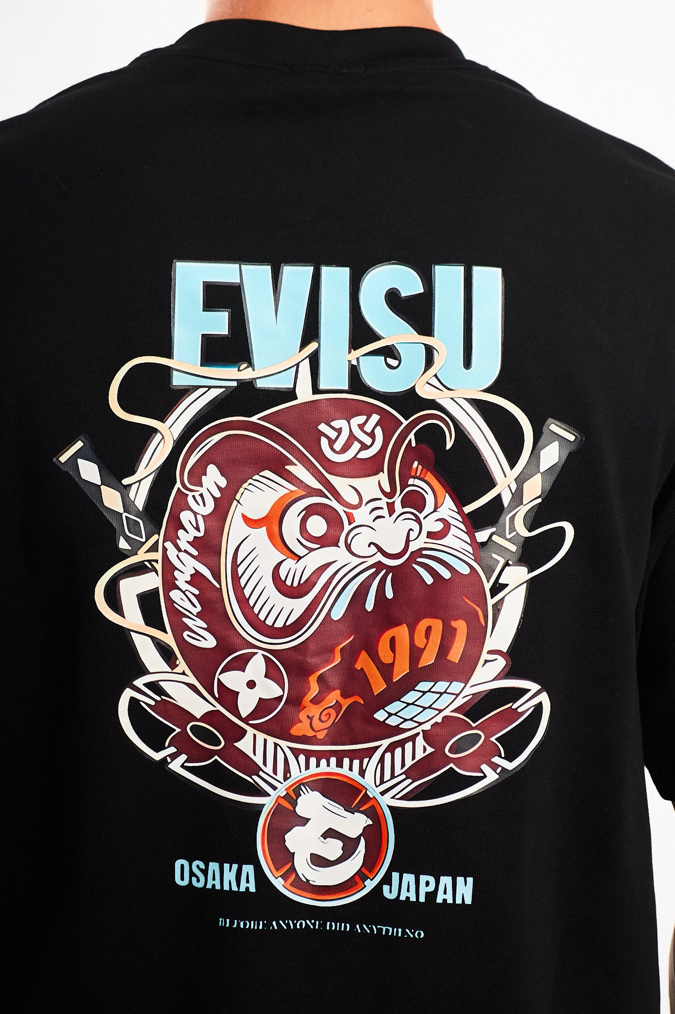 2023 Evisu Ninja Daruma Graphic Tee (L)