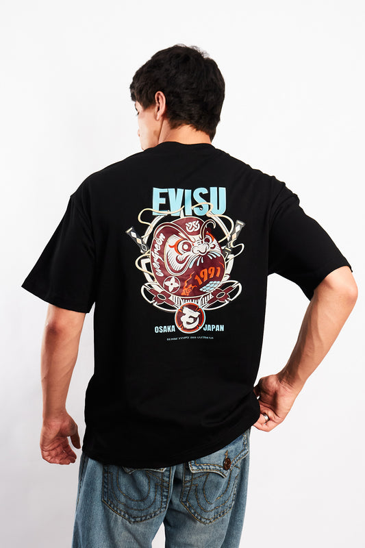 2023 Evisu Ninja Daruma Graphic Tee (L)