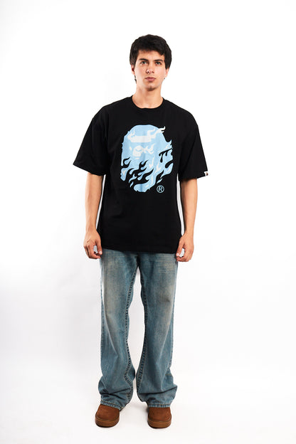2024 Bape Flame Ape Head Tee (L/XL)