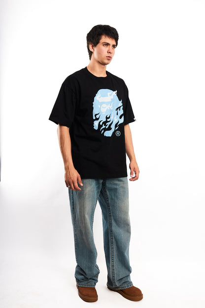 2024 Bape Flame Ape Head Tee (L/XL)