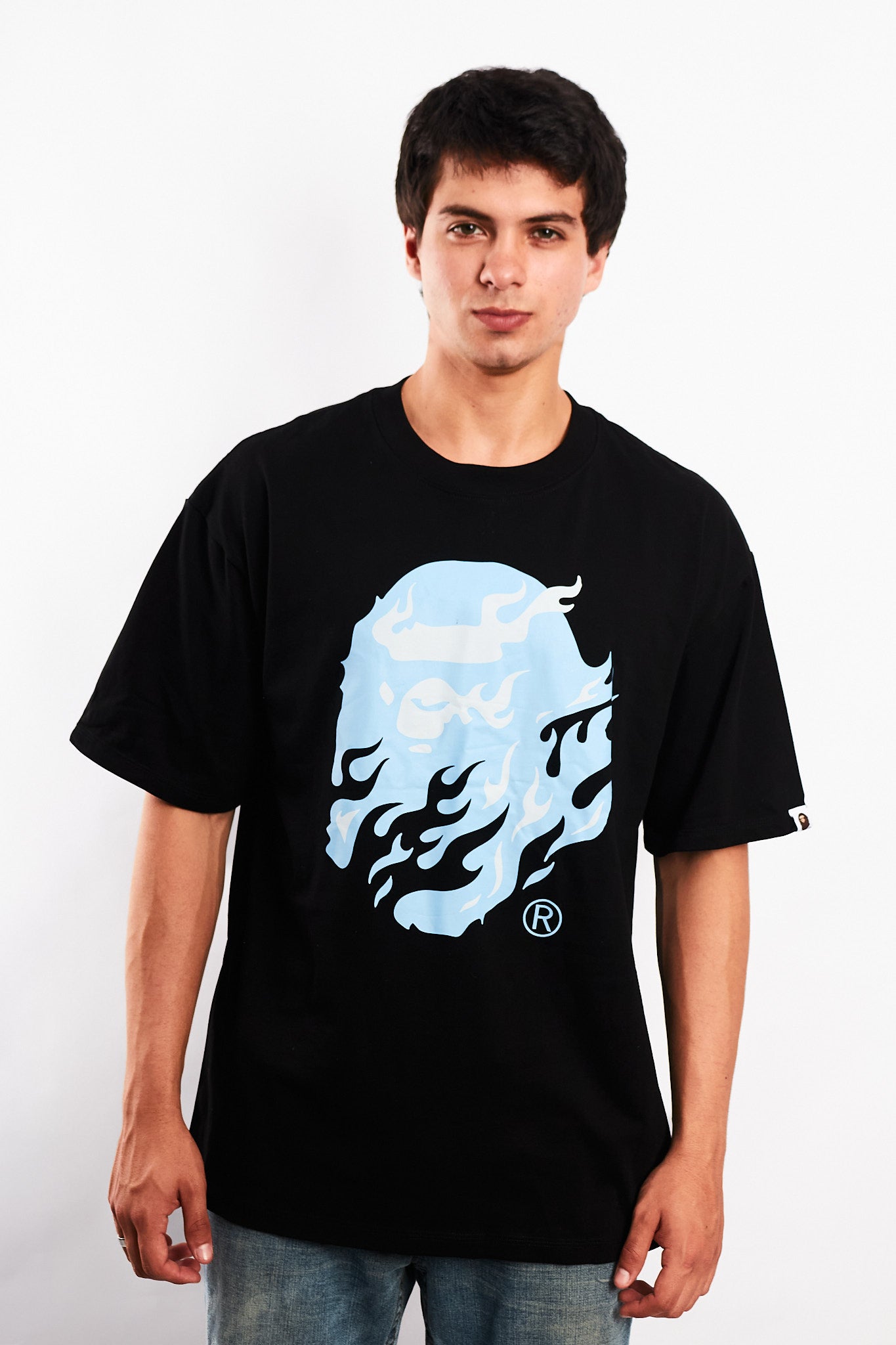 2024 Bape Flame Ape Head Tee (L/XL)