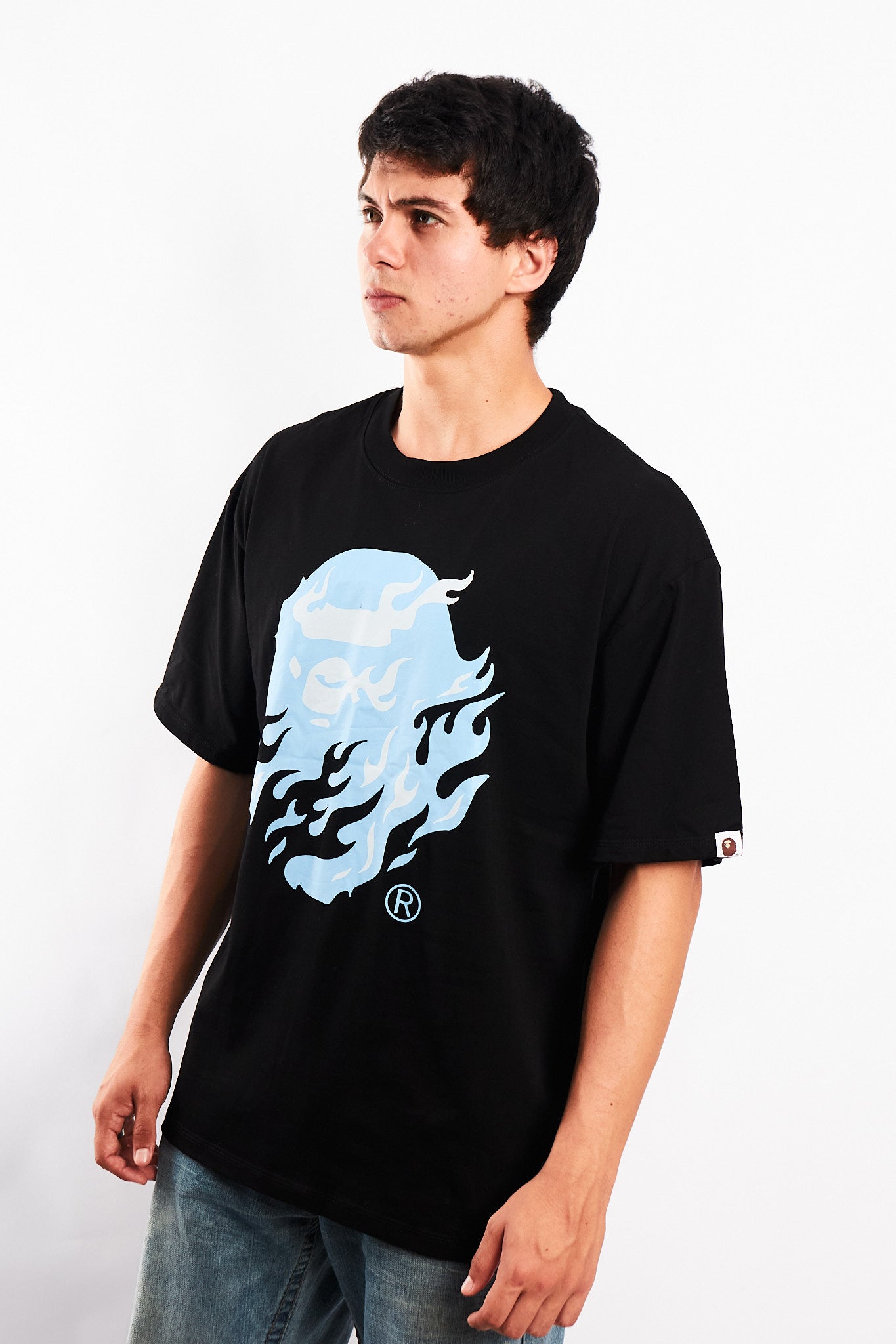 2024 Bape Flame Ape Head Tee (L/XL)