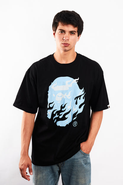 2024 Bape Flame Ape Head Tee (L/XL)