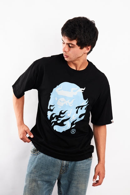 2024 Bape Flame Ape Head Tee (L/XL)