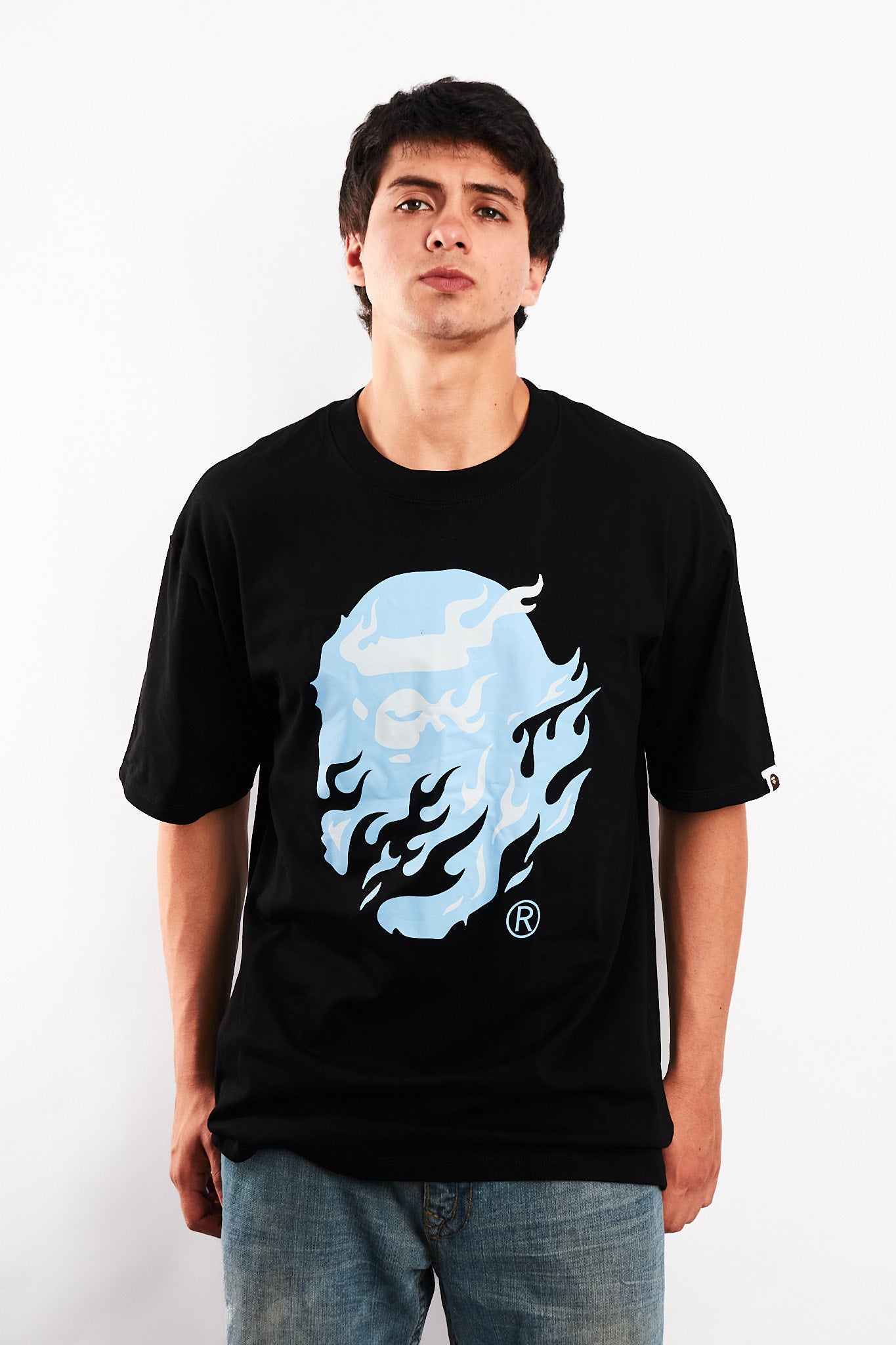 2024 Bape Flame Ape Head Tee (L/XL)