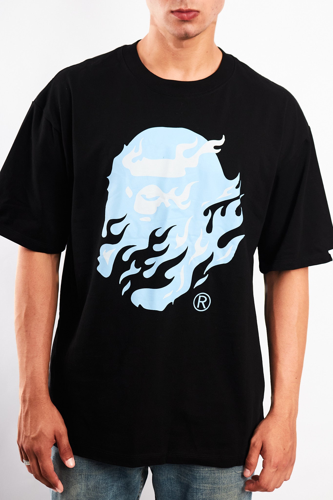 2024 Bape Flame Ape Head Tee (L/XL)