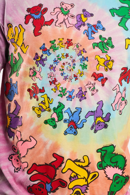 1995 Vintage Liquid Blue Grateful Dead Dancing Bears Tie Dye T-shirt (M)
