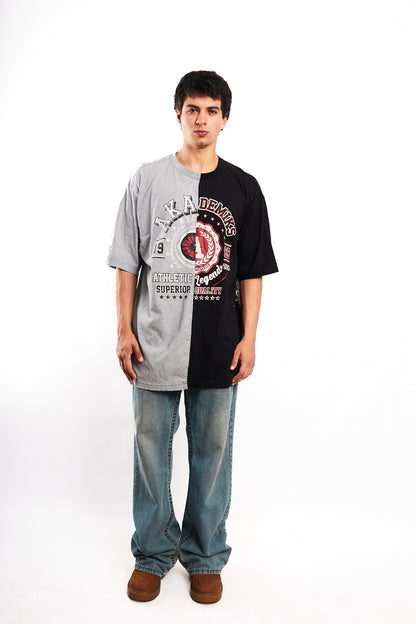 Y2K Vintage Akademics Graphic Tee (XL)