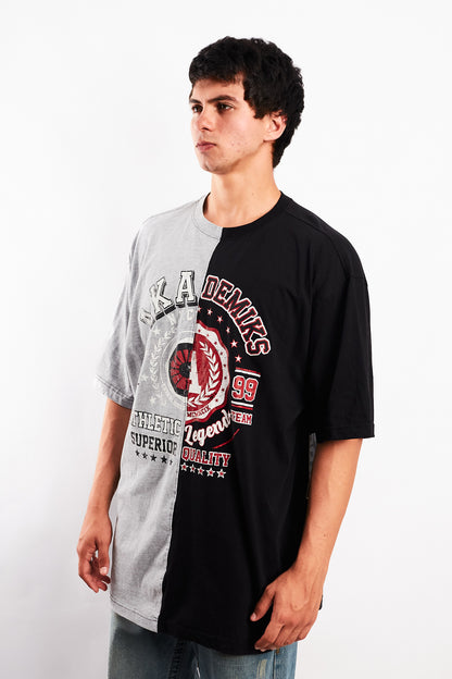 Y2K Vintage Akademics Graphic Tee (XL)