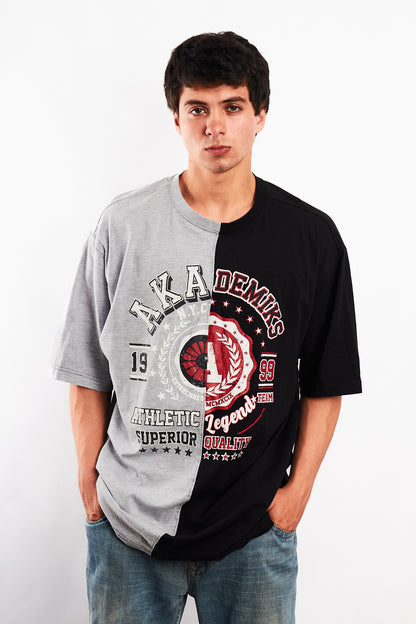 Y2K Vintage Akademics Graphic Tee (XL)