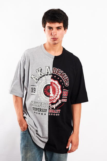 Y2K Vintage Akademics Graphic Tee (XL)