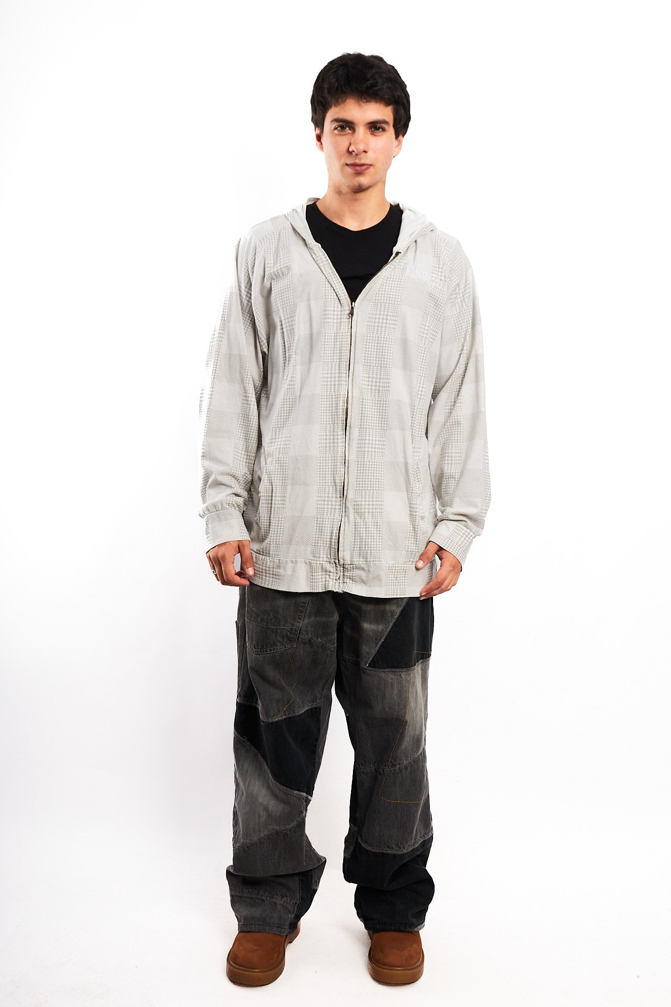 Vintage Y2K Avirex Plaid Full Zip Jacket (L/XL)