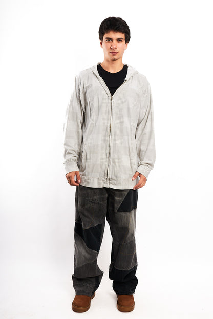 Vintage Y2K Avirex Plaid Full Zip Jacket (L/XL)