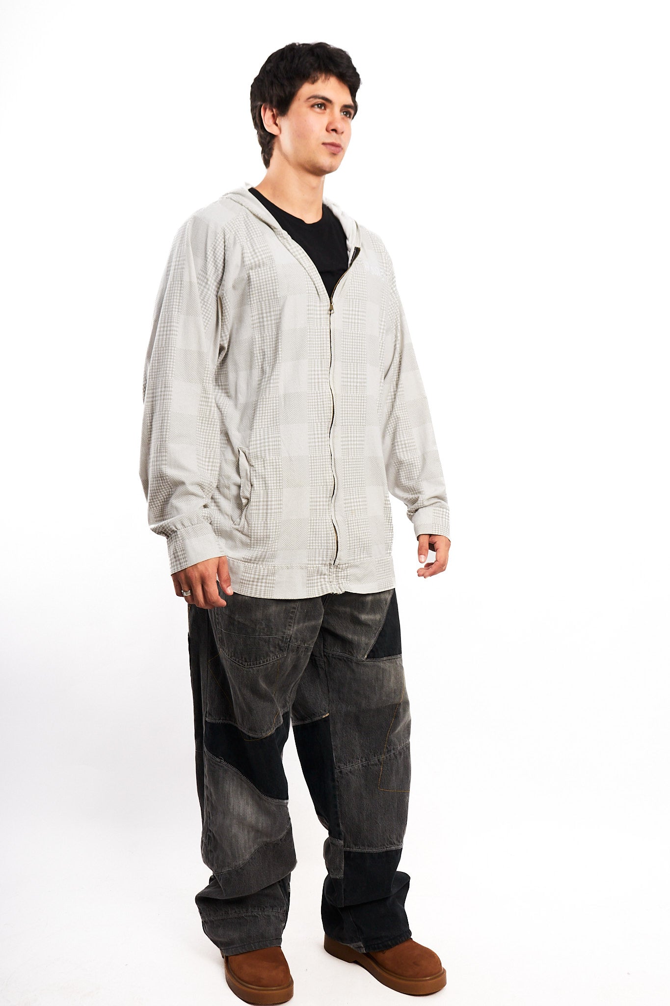 Vintage Y2K Avirex Plaid Full Zip Jacket (L/XL)