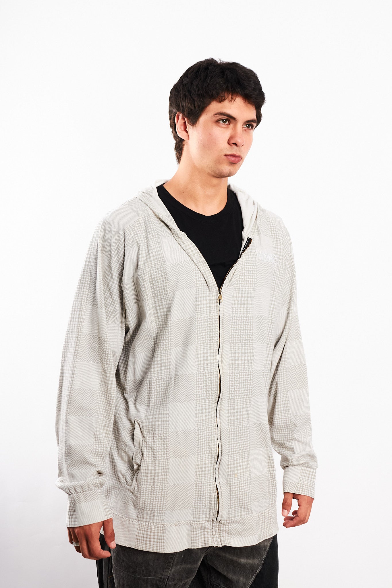 Vintage Y2K Avirex Plaid Full Zip Jacket (L/XL)