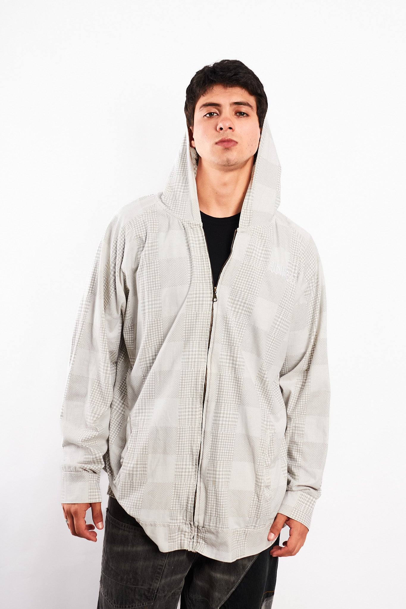 Vintage Y2K Avirex Plaid Full Zip Jacket (L/XL)