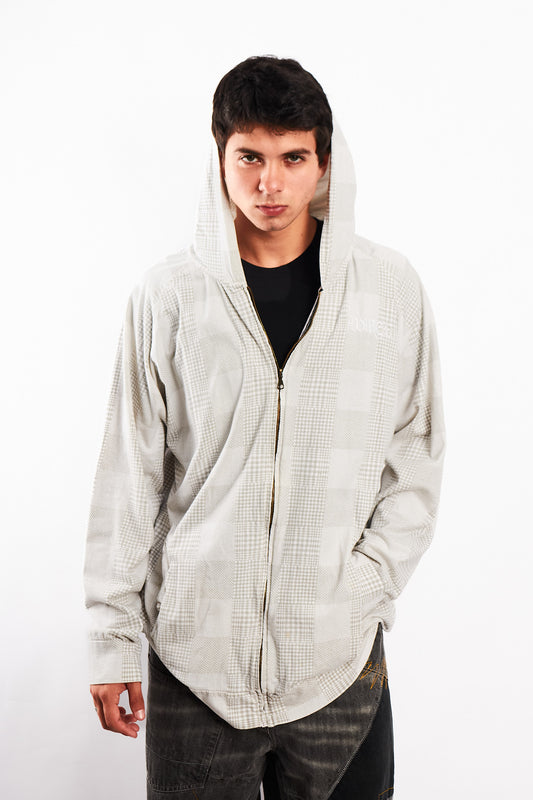 Vintage Y2K Avirex Plaid Full Zip Jacket (L/XL)