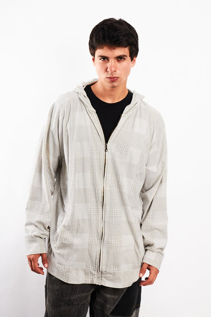 Vintage Y2K Avirex Plaid Full Zip Jacket (L/XL)