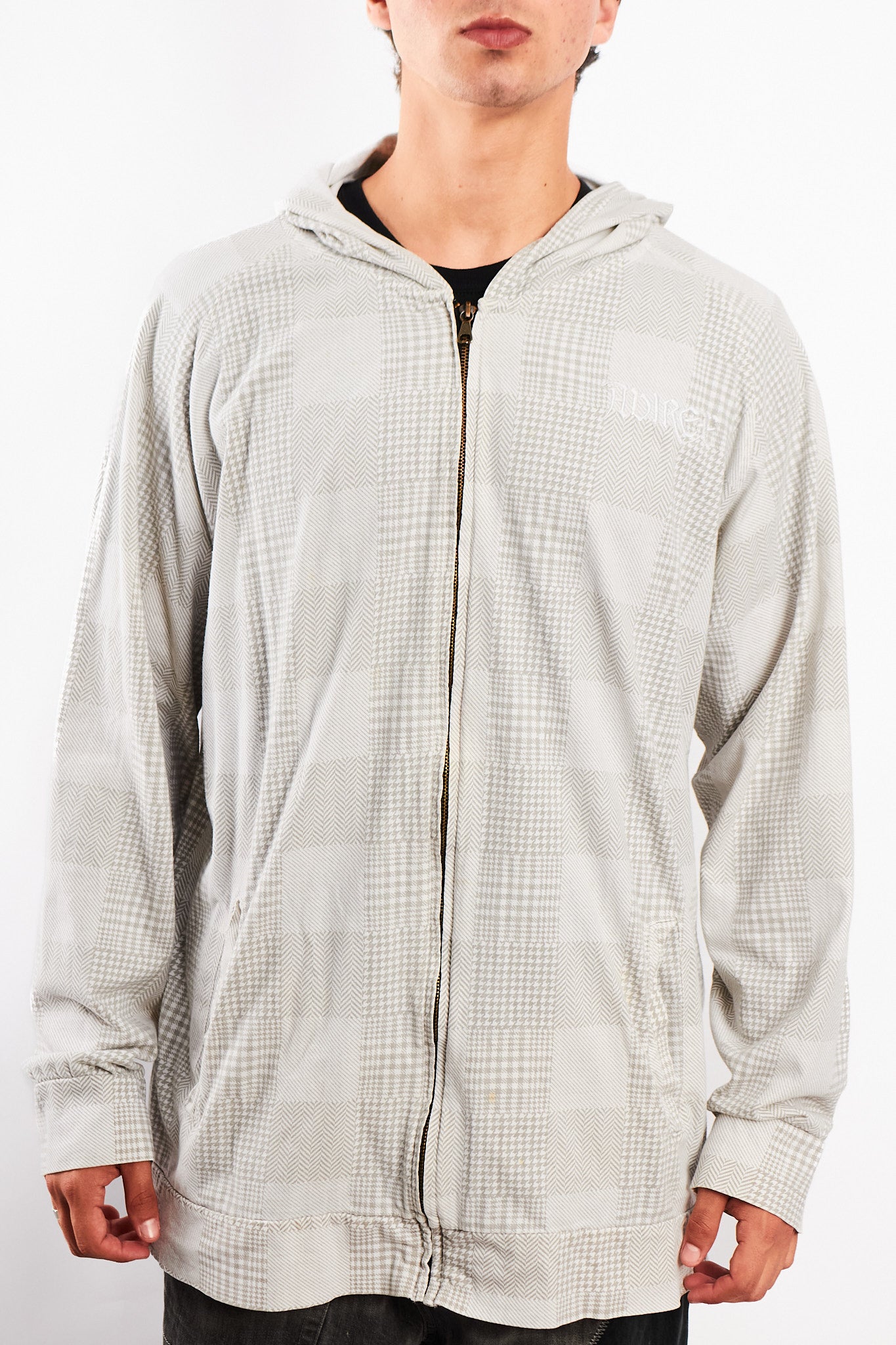 Vintage Y2K Avirex Plaid Full Zip Jacket (L/XL)