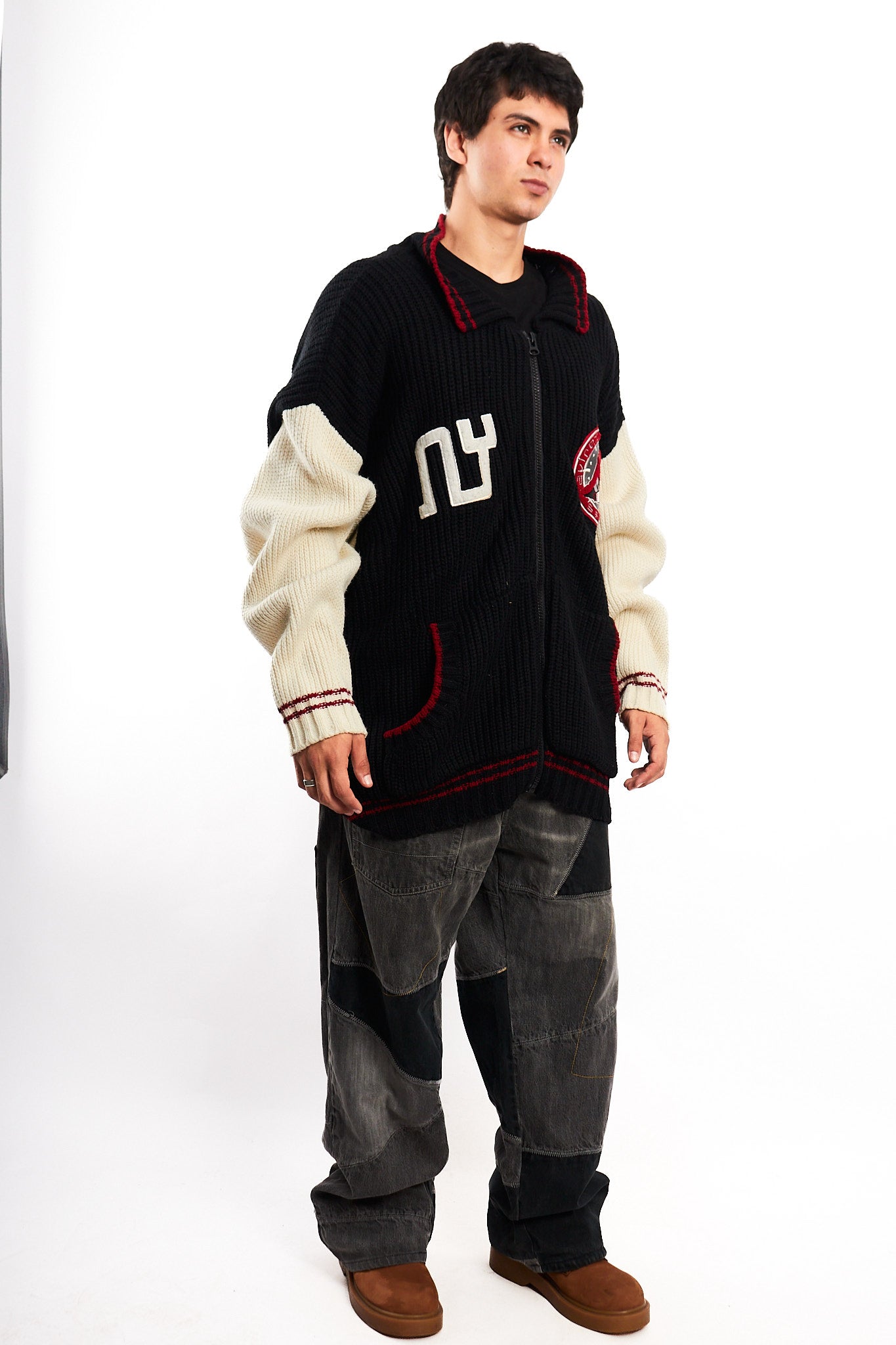 1990 Vintage Avirex Hockey Squad Wool Jacket (XXL)