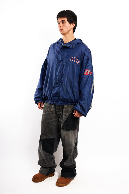 1990 Vintage Fubu Hip-Hop Track Jacket (L/XL)