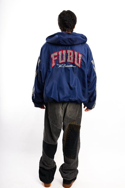 1990 Vintage Fubu Hip-Hop Track Jacket (L/XL)