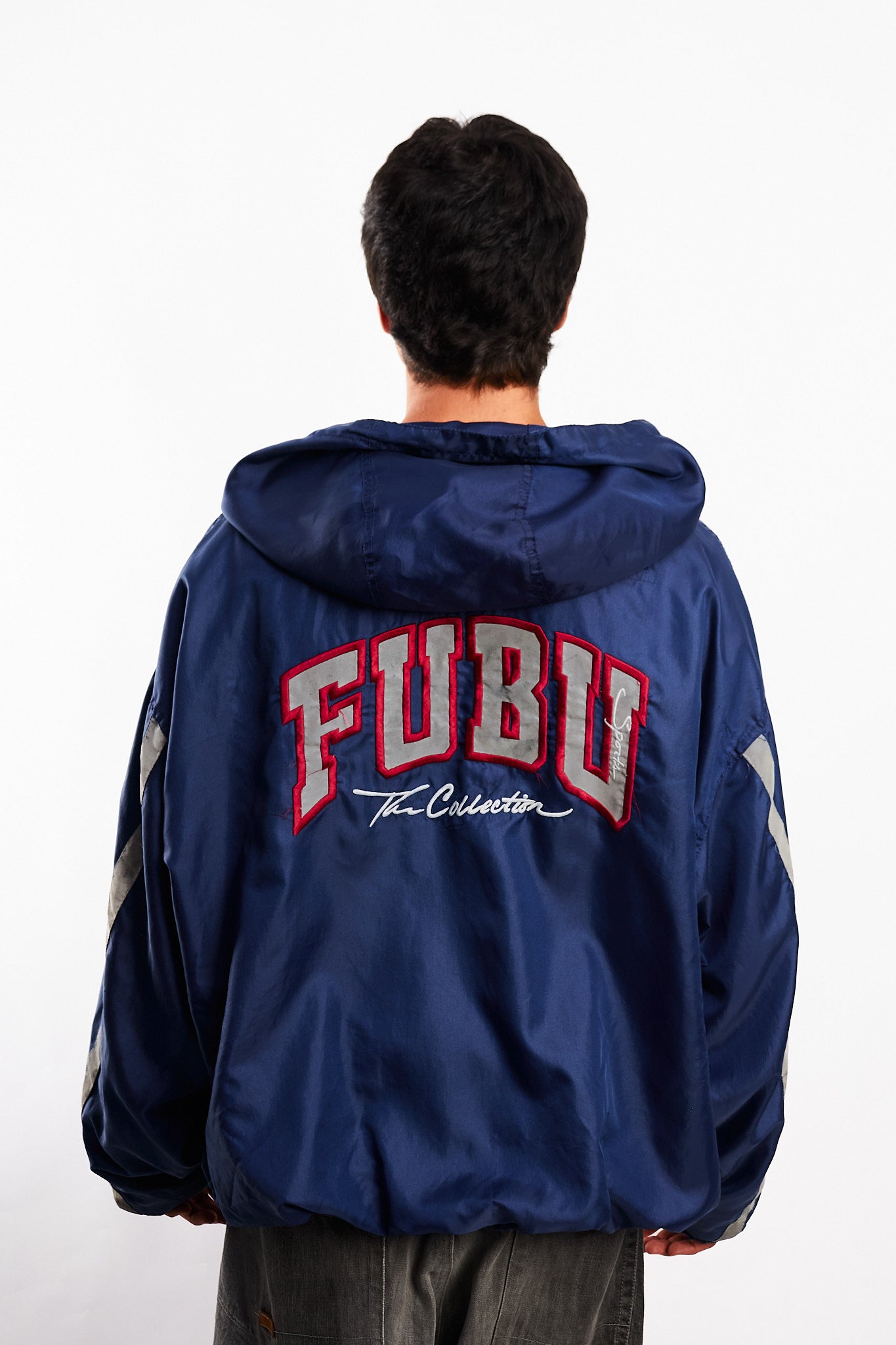 1990 Vintage Fubu Hip-Hop Track Jacket (L/XL)