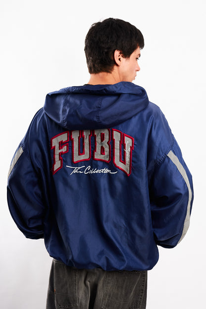 1990 Vintage Fubu Hip-Hop Track Jacket (L/XL)