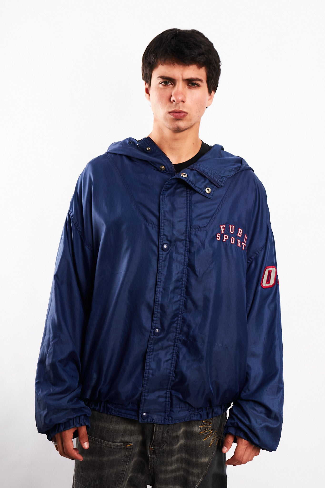 1990 Vintage Fubu Hip-Hop Track Jacket (L/XL)