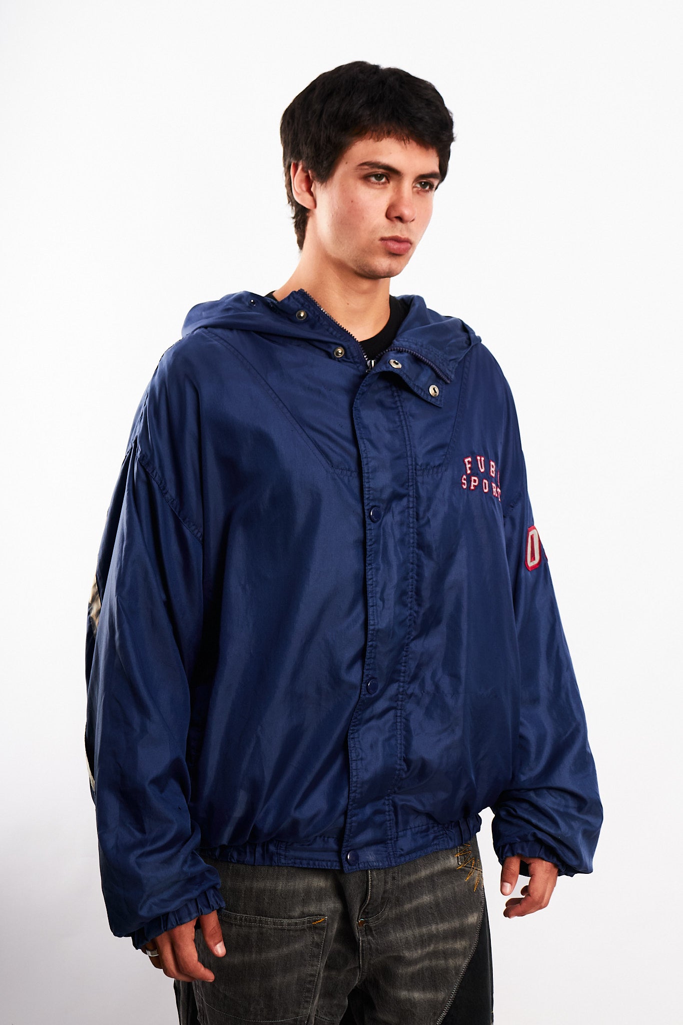 1990 Vintage Fubu Hip-Hop Track Jacket (L/XL)