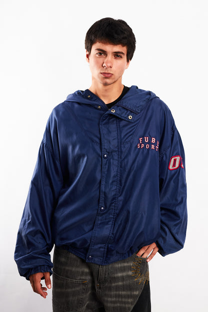 1990 Vintage Fubu Hip-Hop Track Jacket (L/XL)