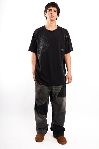 Y2K Vintage Affliction Skull Tee (L/XL)