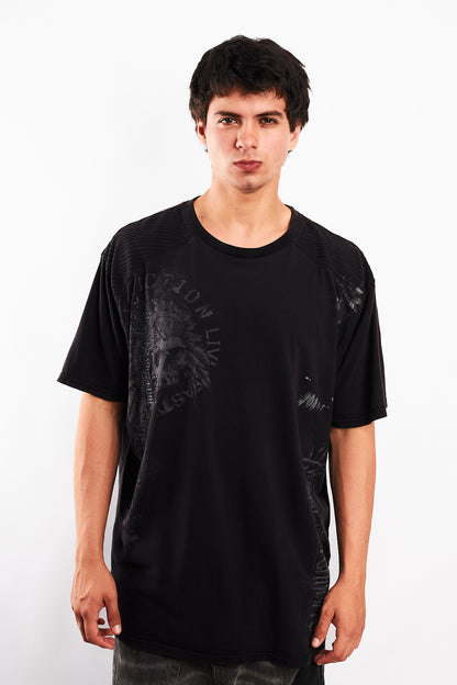 Y2K Vintage Affliction Skull Tee (L/XL)