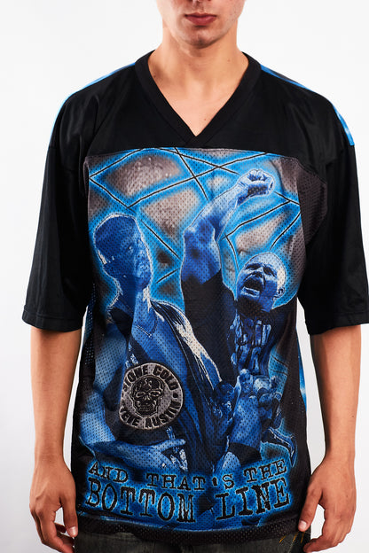 1999 Wrestlemania Steve Austin Stone Cold Mesh Jersey (M/L)