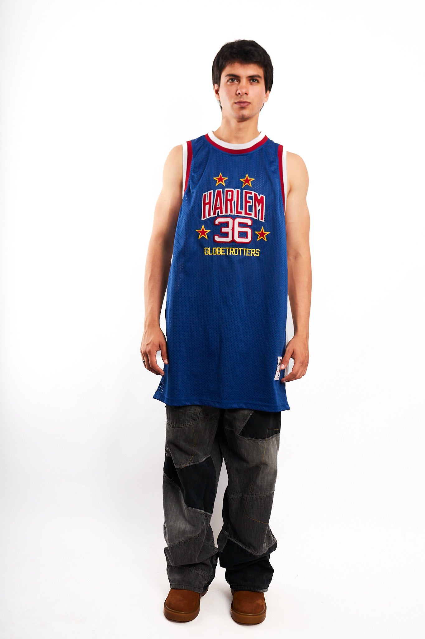2002 Vintage Platinum Fubu x Harlem Globetrotters Jersey (L/XL)