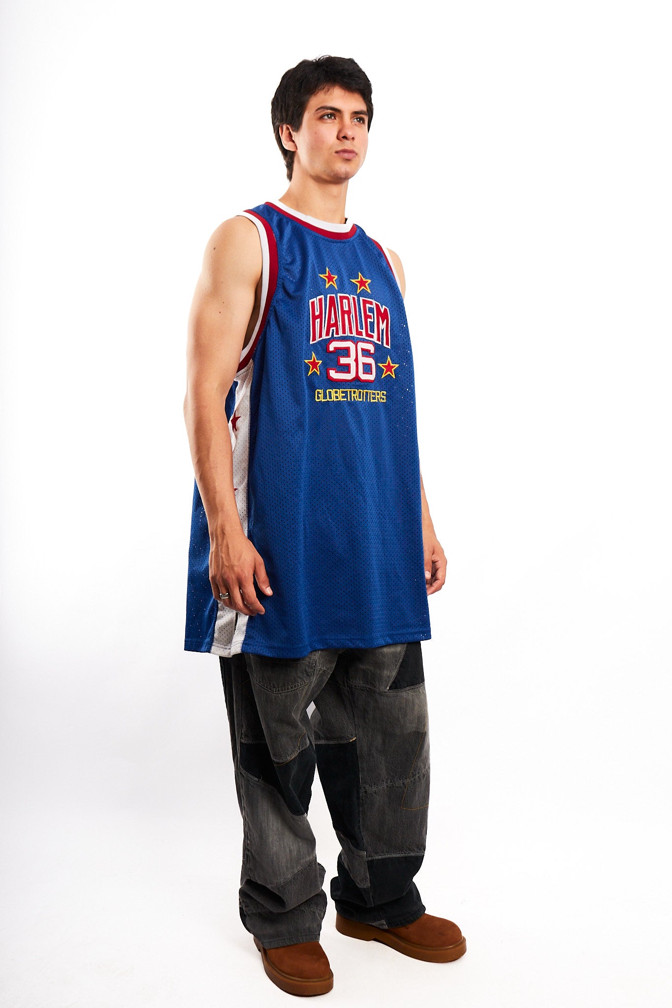 2002 Vintage Platinum Fubu x Harlem Globetrotters Jersey (L/XL)