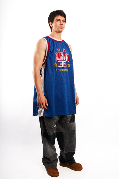 2002 Vintage Platinum Fubu x Harlem Globetrotters Jersey (L/XL)