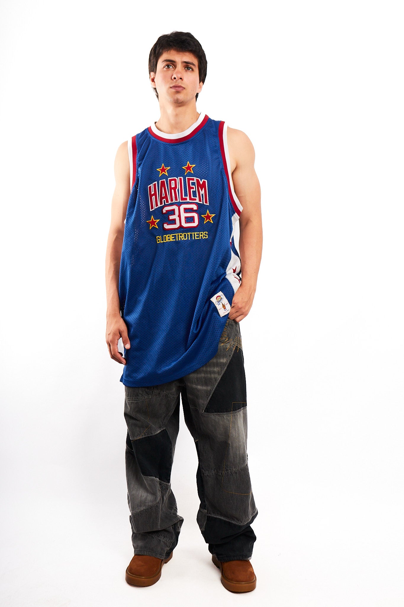 2002 Vintage Platinum Fubu x Harlem Globetrotters Jersey (L/XL)